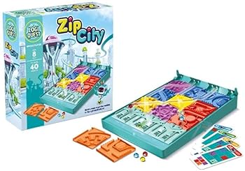 Amazon | Zip City Logic パズル ボードゲーム | LogiQuest
